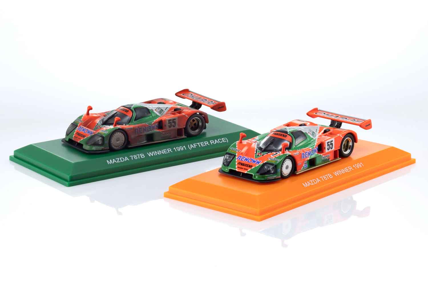 KYOSHO MINI CAR & BOOK No.22　MAZDA 787B Kyosho Minicar & Book No. 22 Mazda 787B 3-car set