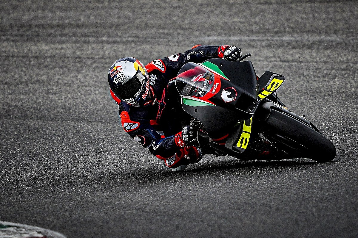 【MotoGP】アンドレア・ドヴィツィオーゾ、アプリリアで2度目のテスト完了。でも“ワイルドカード”参戦の予定はナシ？