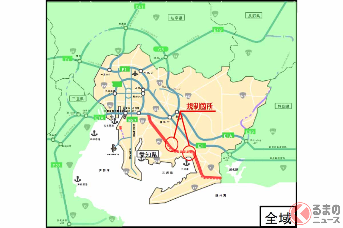 73km無料＆信号なしの国道23号「名豊道路」全通に向け4か月通行止め 最後の未開通区間で工事佳境に（くるまのニュース） 自動車情報・ニュース carview!
