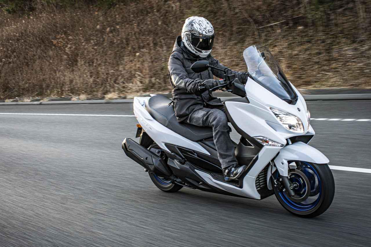 400cc以下のバイクでツーリング エキスパートを目指すならスズキのビッグスクーター バーグマン400 は選択肢のひとつになる Suzuki Burgman 400 試乗インプレ まとめ編 Webオートバイ 自動車情報サイト 新車 中古車 Carview