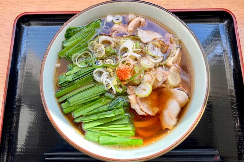 常磐道「美野里PA」で朝からスタミナがつきそうな「肉ニラうどん」を堪能　バイクで行く高速道路グルメ