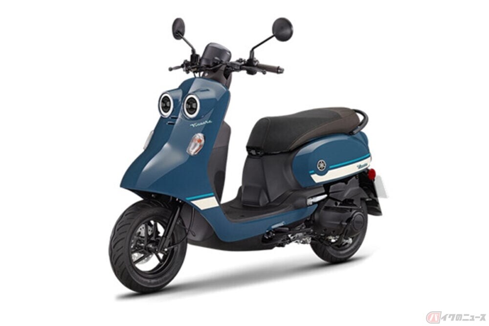 どことなく「ムーミン」ぽい？ 丸目がかわいいヤマハの原付二種スクーター「Vinoora」2025年モデルを台湾で発表