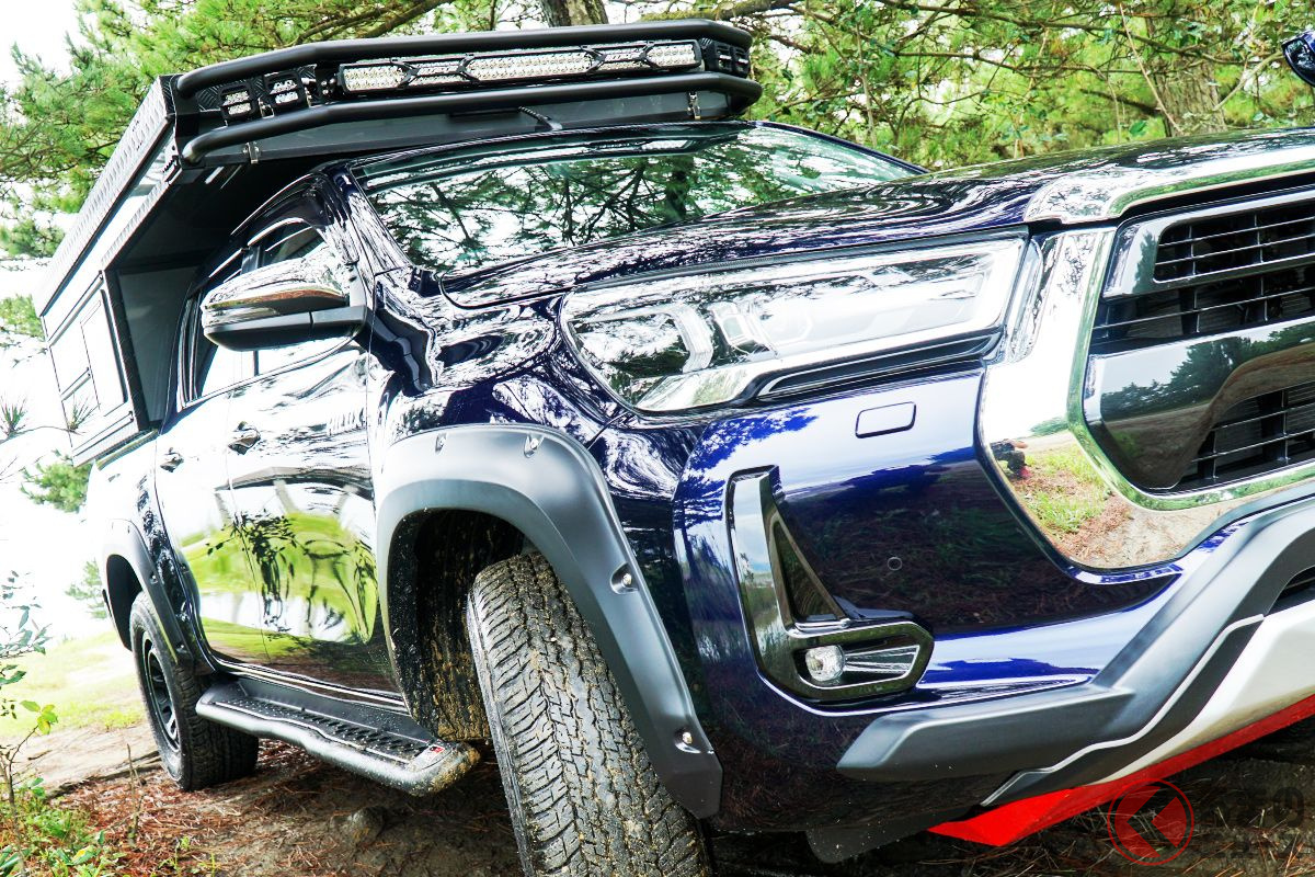 トヨタ ハイラックス 車中泊キャンパー 初公開 8ナンバー仕様の快適過ぎるオーバーランドスタイル仕様とは くるまのニュース 自動車情報サイト 新車 中古車 Carview