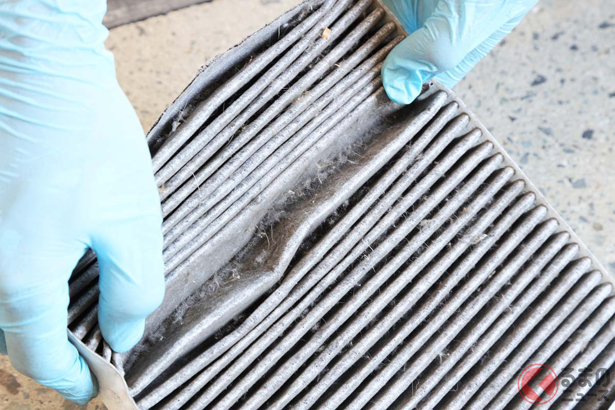 車内のニオイは使い続けたエアコンフィルターが原因 交換頻度や費用は フィルター交換のススメ くるまのニュース 自動車情報サイト 新車 中古車 Carview