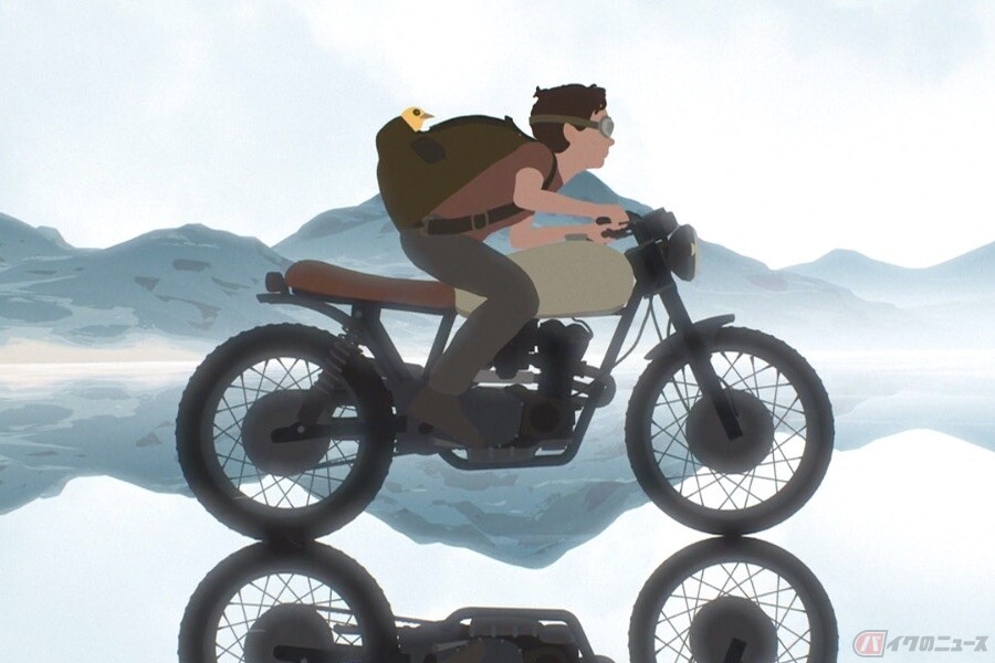 独創的で美しい冒険の旅へ誘うバイクアニメ『Away』