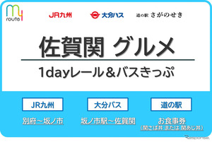 トヨタの「my route」アプリ、佐賀関グルメきっぷを11月13日発売…関アジ・関サバを堪能