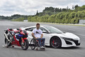 車いすレーサー青木拓磨が全開走行！　ホンダNSX＆CBR1000RR-Rでゼロヨン対決、勝ったのはドッチ？