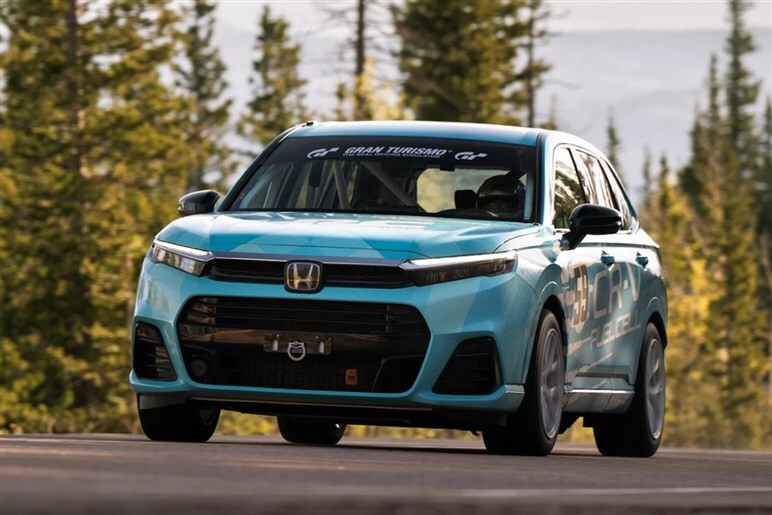 ほぼノーマルのまま激坂へ！ 水素仕様ホンダCR-V、パイクスピーク・ヒルクライム参戦
