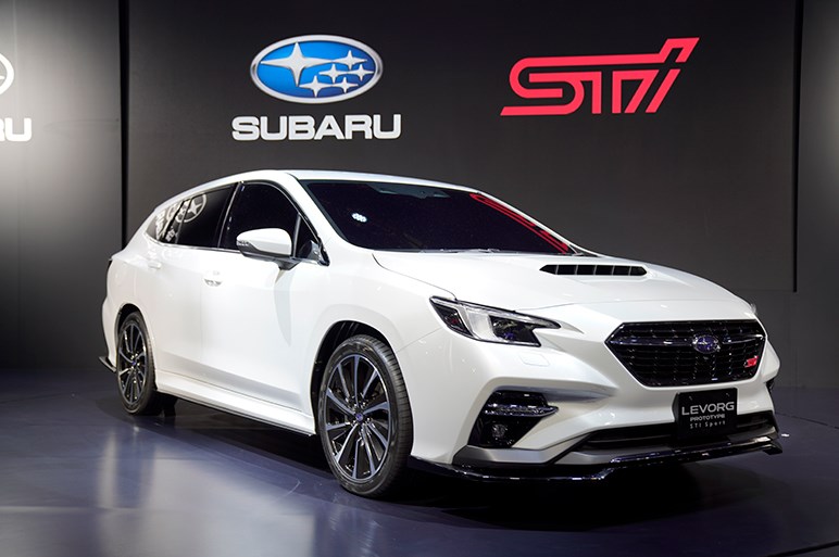 レヴォーグ プロトタイプ STI スポーツ初公開。電制サスも組み合わせたモードセレクト機能を初採用 - 東京オートサロン