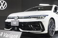 VW新型「ゴルフR」日本初公開…333PSに向上し意外とバーゲンプライス？ 注目の「I.D.BUZZ」は今夏導入