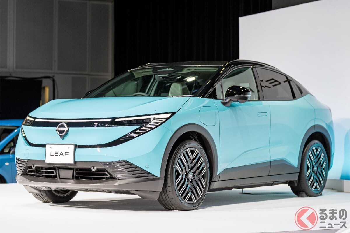 日産 新型「リーフ」“B7”が正式発表！ 補助金は申請中も2代目同等なら約430万円に!? 26年発売の“B5”は350万円程度になる可能性も、発表会で語られたコトとは