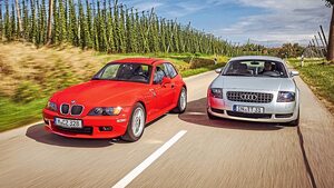 2台のカルトクーペ「アウディ TT」と「BMW Z3クーペ」一生の宝物として買うならどっち？