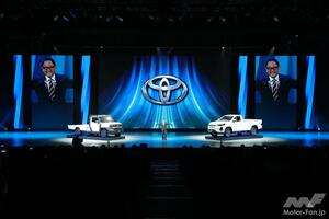 トヨタが「ハイラックス」EV版など新コンセプトモデルを披露！タイトヨタ設立60周年記念式典で豊田章男社長が発表！