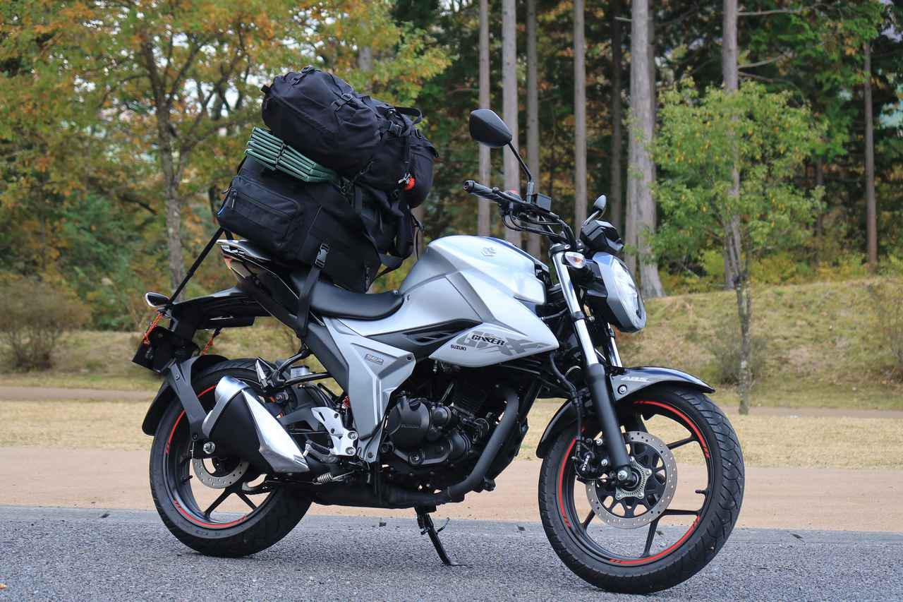 ノーマル状態のスズキ ジクサー150 でバイクキャンプの大荷物は積めるかな キャンプツーリングインプレ 積載編 Webオートバイ の写真 13ページ目 自動車情報サイト 新車 中古車 Carview