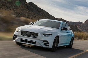 メルセデス、Eクラスの大幅改良モデルを予告。フロントマスクを一新、パワーユニットは7タイプのPHEVなど