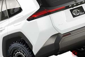 【CG】新型「RAV4“超タフ仕様”」公開！ “車高アップ”に「ゴツゴツタイヤ＆お洒落ホイール」が超カッコイイ！ オフロードもヨユーのド迫力マシン！ KUHL「CORE」のカスタムパーツ開発へ！