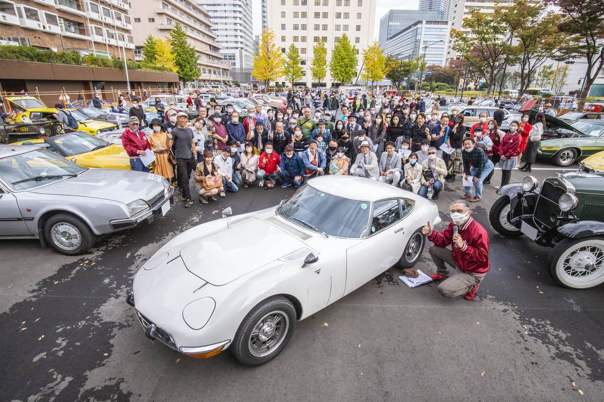 「2000GT」「カウンタック」「アメパト」が銀座を走る！　83台のクラシックカーが集まった【THE銀座RUN エシカルミーティング】の中身