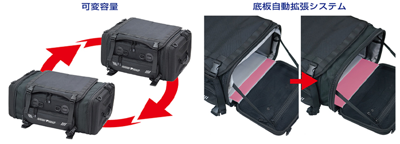 荷崩れしにくいインナーフレーム構造 ラフアンドロードから コンテナシートバッグ40 が発売 バイクブロス 自動車情報サイト 新車 中古車 Carview