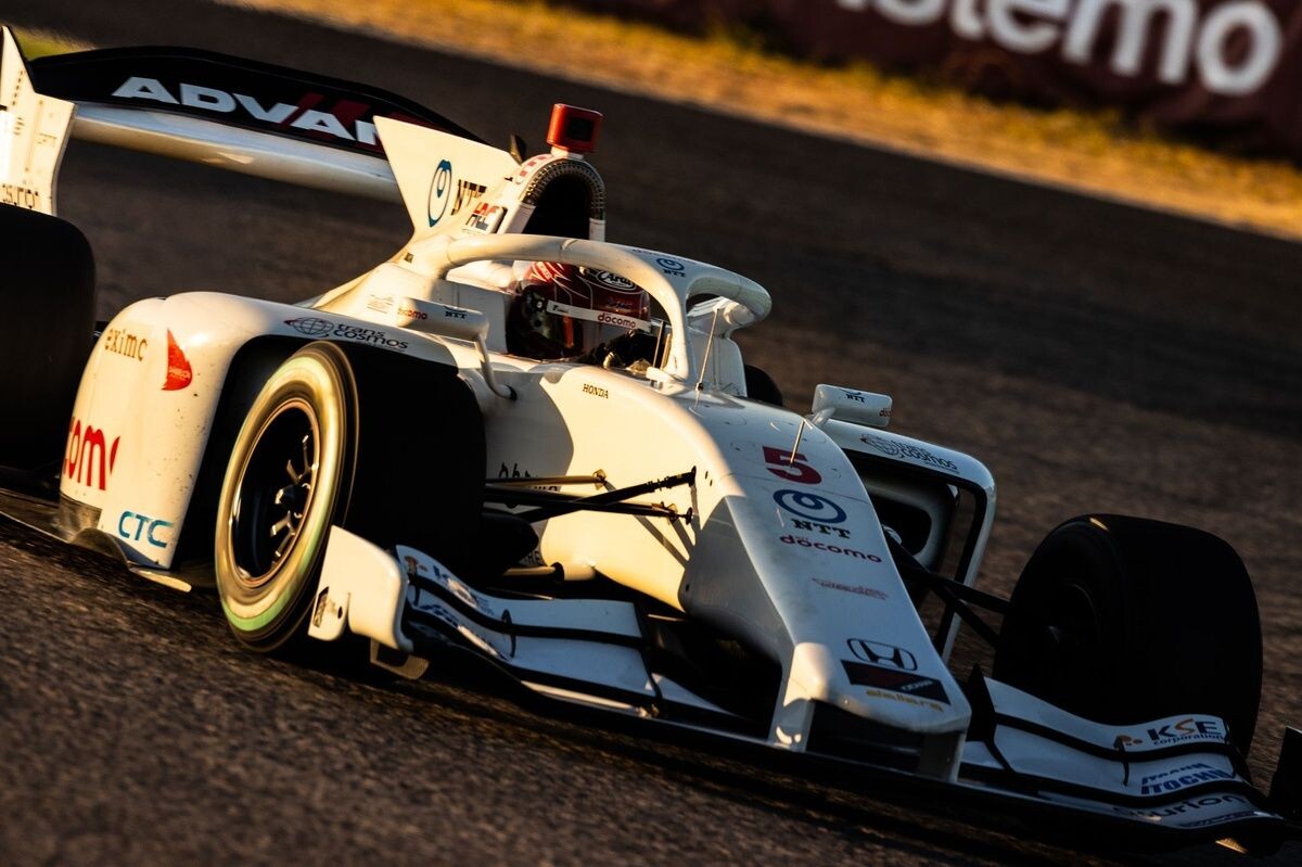 牧野任祐トップタイム。福住、三宅が続く｜スーパーフォーミュラ鈴鹿テスト：初日午後タイム結果