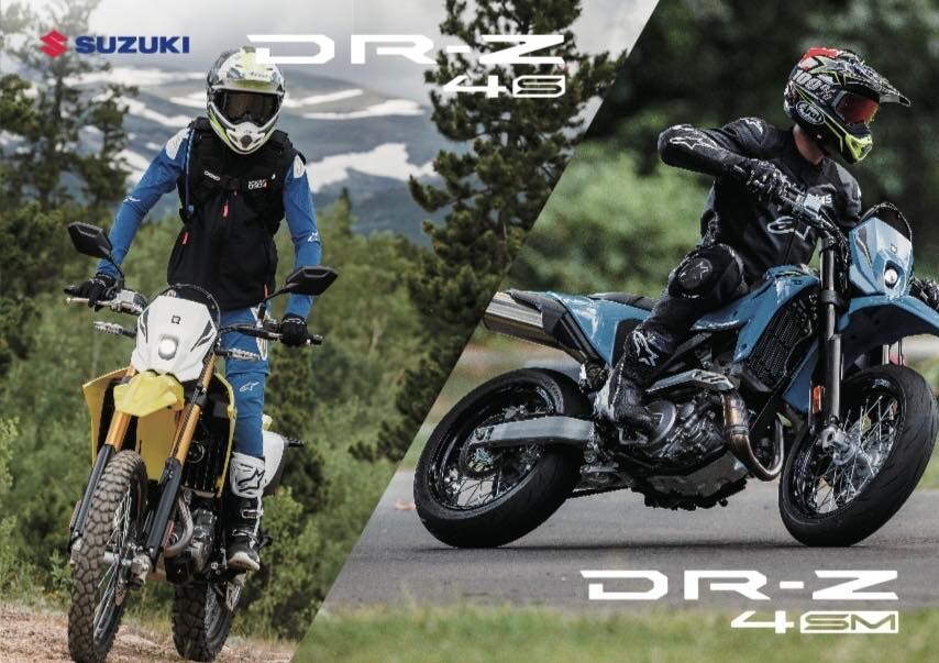 「スズキDR-Z4S／DR-Z4SM」普通自動二輪免許で乗れる本格オン・オフモデル、スーパーモトモデル10月8日発売！　価格119万9000円
