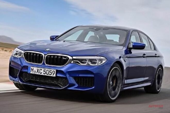 BMW M5新型、画像入手　4WD／2WD切替メニューも