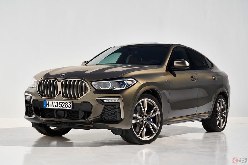 BMW「X6」の新型車発表！ さらにロング、ワイド、ローなクーペスタイルを実現
