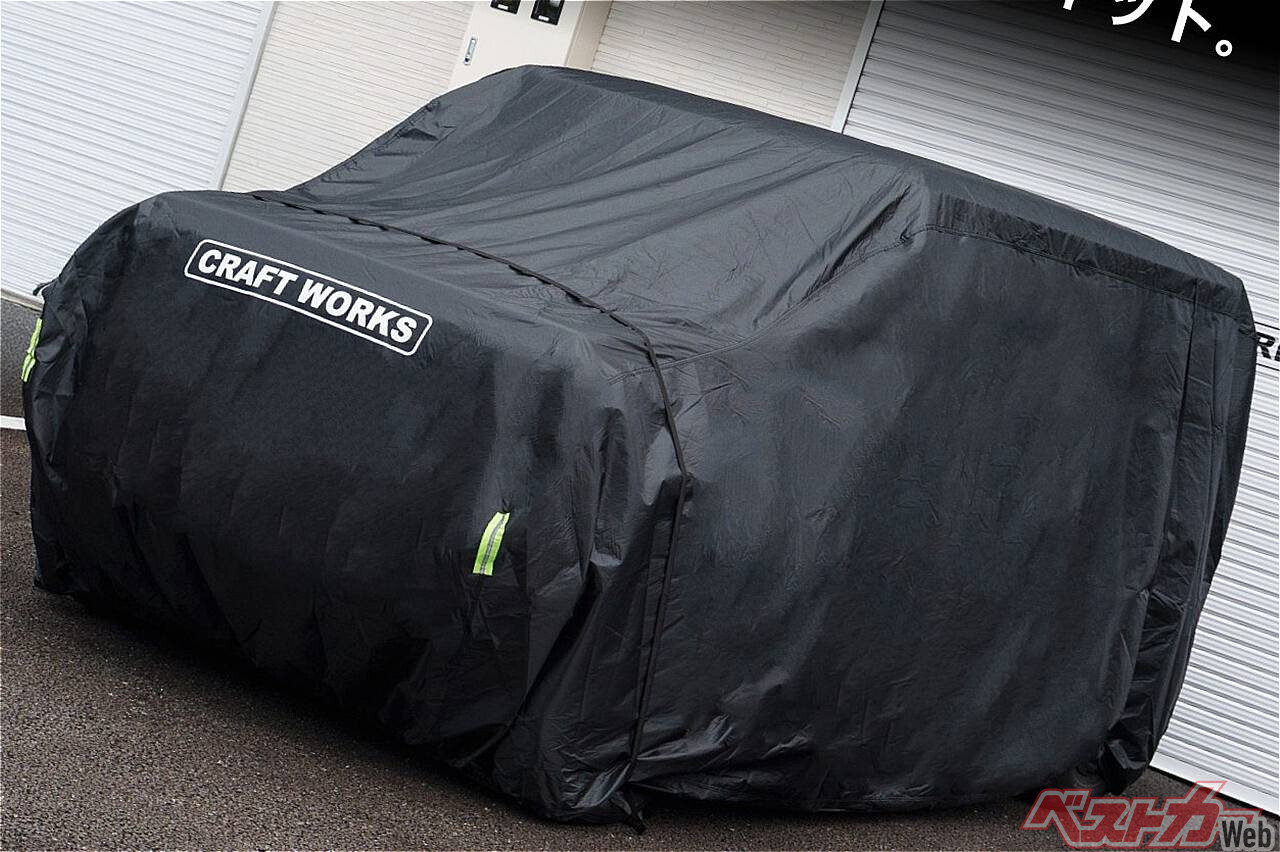 汚れ防止に防犯効果もあってアンダー1万円!!　ジムニーノマド専用のボディカバーが登場!!!