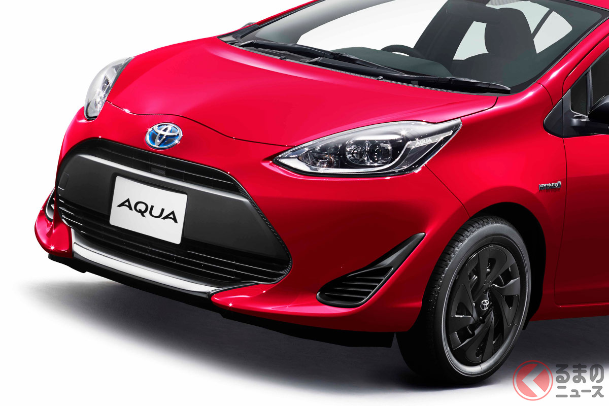 10年目のトヨタ アクア 最盛期は年26万台も販売 身近なハイブリッド車の魅力とは くるまのニュース 自動車情報サイト 新車 中古車 Carview