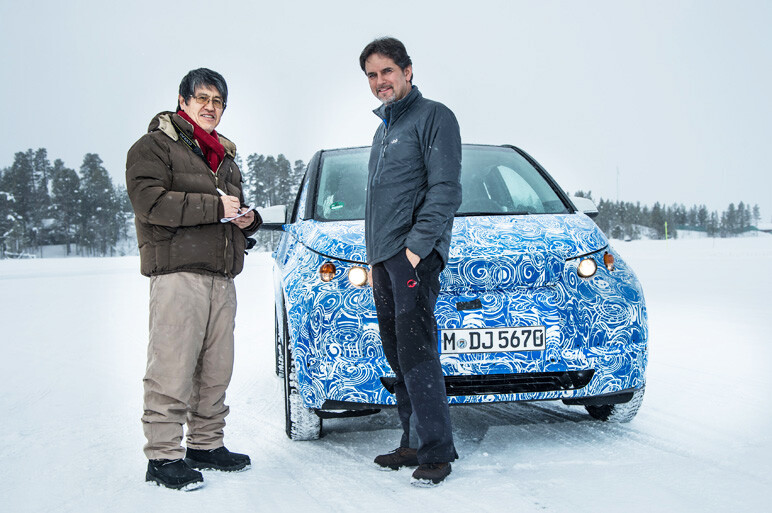 BMWのEV、i3のプロトモデルに助手席試乗