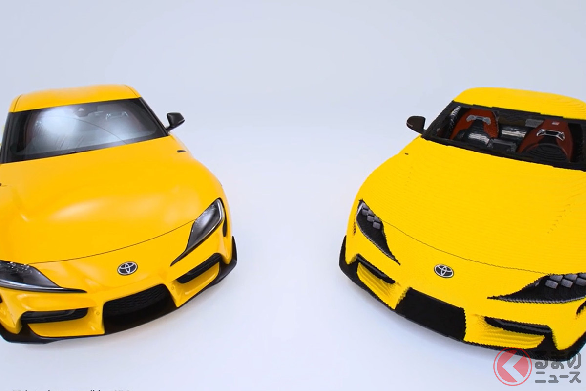 トヨタ新型 レゴgrスープラ 世界初公開 47万個以上のレゴで製作した凄すぎるレプリカとは くるまのニュース 自動車情報サイト 新車 中古車 Carview