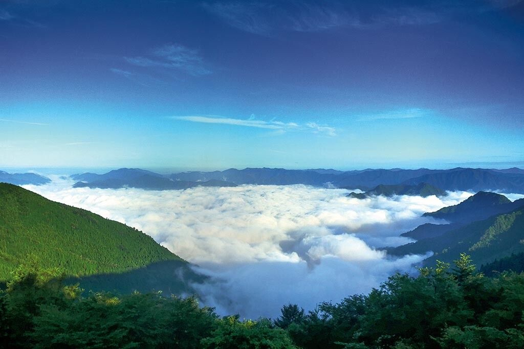 「紀伊山地の霊場と参詣道」の一角にあるパワースポットから眺める雲海（奈良県 玉置山展望台）【雲海ドライブ＆スポット Spot 64】