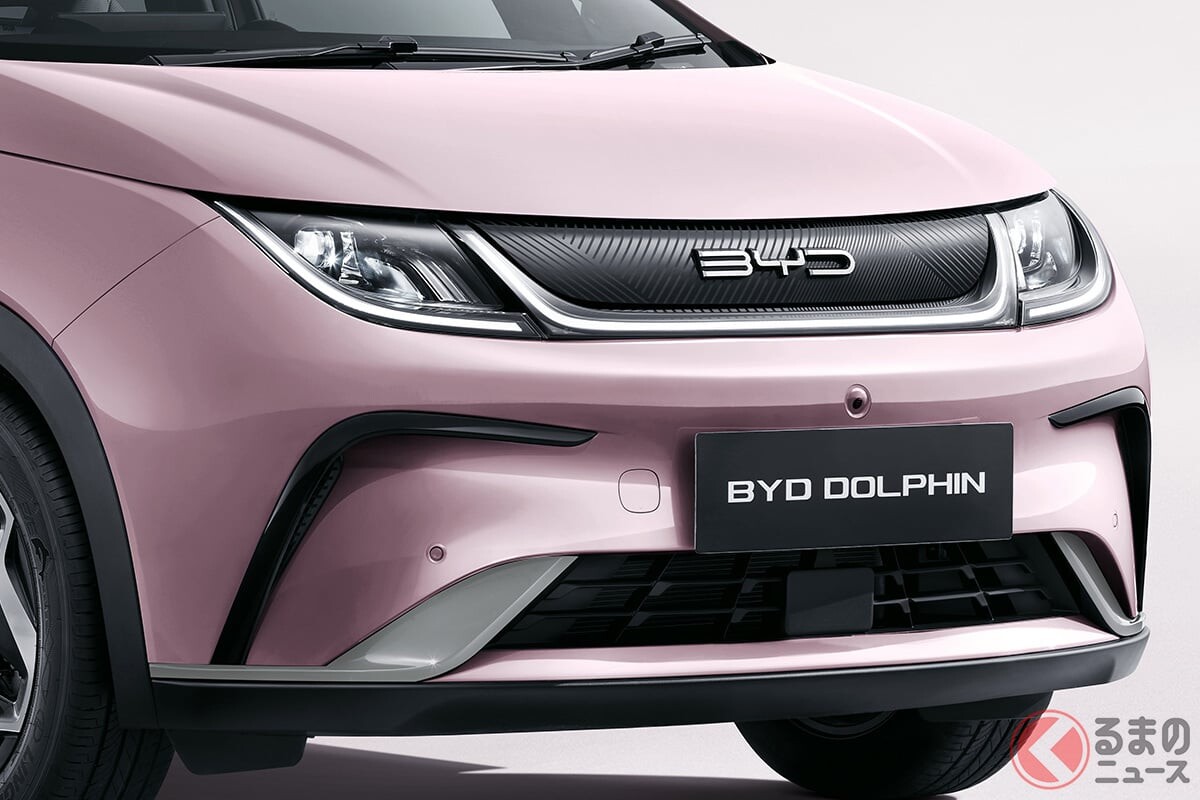 「Grateful PINK」限定30台発売へ ピンク色のBYD「DOLPHIN」が日本の道を彩る!? 299万円から