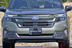 スバル「新型SUV」がスゴい！ “タフ”デザイン×「“強い”ハイブリッド」新搭載！ 全長4.6m級で「ちょうどイイサイズ」な6代目「新型フォレスター」どう変わった？