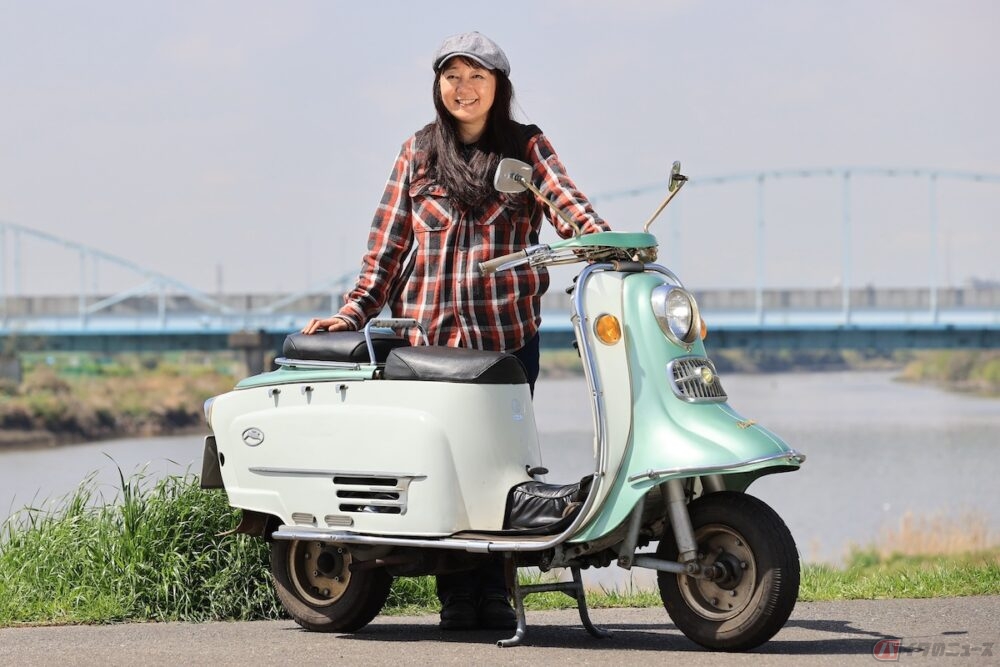 ヴィンテージな鉄スクーター富士重工業のラビット S601ってどんなバイク ママライダーが親子でタンデムツーリングに行ってみました バイクのニュース 自動車情報サイト 新車 中古車 Carview