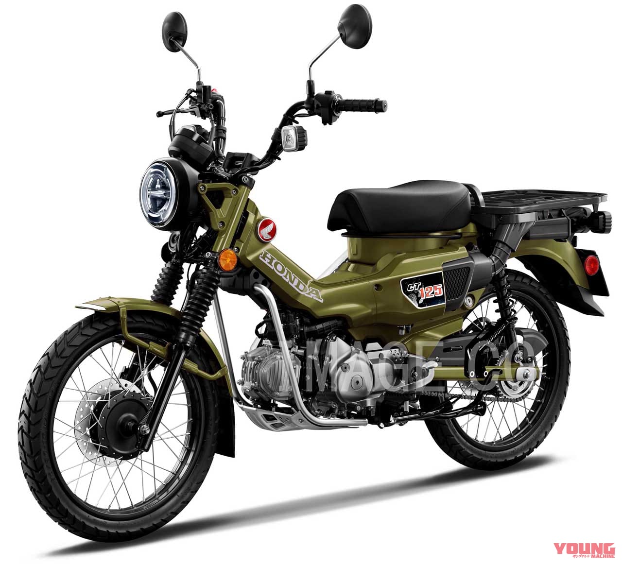 Scoop ホンダ21年のct125ハンターカブ クロスカブ110は緑と青だ Webヤングマシン 自動車情報サイト 新車 中古車 Carview