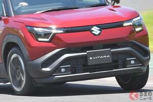 スズキの新型「小さなSUV」現る！ 「SUV版スイフトスポーツ!?」 キビキビ走る×熱に強い「e-ビターラ」印象は？【試乗記】