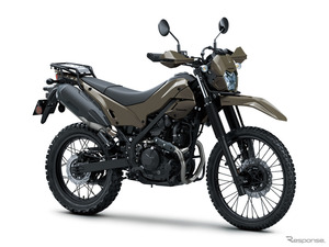 アースカラーが渋い！ オン・オフ両対応の多用途モデル、カワサキ『KLX230 DF』発売