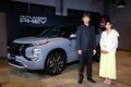 新型「アウトランダーPHEV」発売記念イベント開催。CM出演の江口洋介氏とオーナーで柔道日本代表の角田夏実選手が登壇