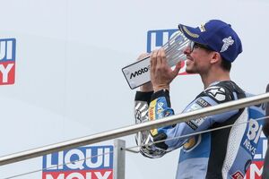 【MotoGP】怪我から早期復帰アレックス・マルケス、2位確保の満点レース「怪我のおかげで転倒を避けられたのかもね」
