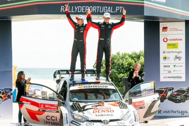 トヨタGR、ワン・スリーで開幕5連勝を達成。勝田貴元は5位入賞／WRCポルトガル