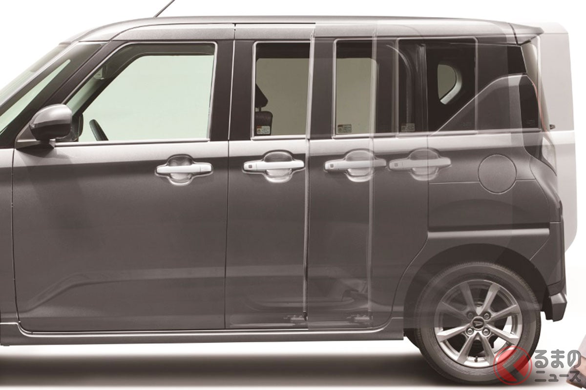 新車136万円！ イチバン安い「スライドドアワゴン」がスゴい！ ちょうどいい「軽ハイト」ボディに「LEDライト」や「スマアシ」まで付いて十分 ...