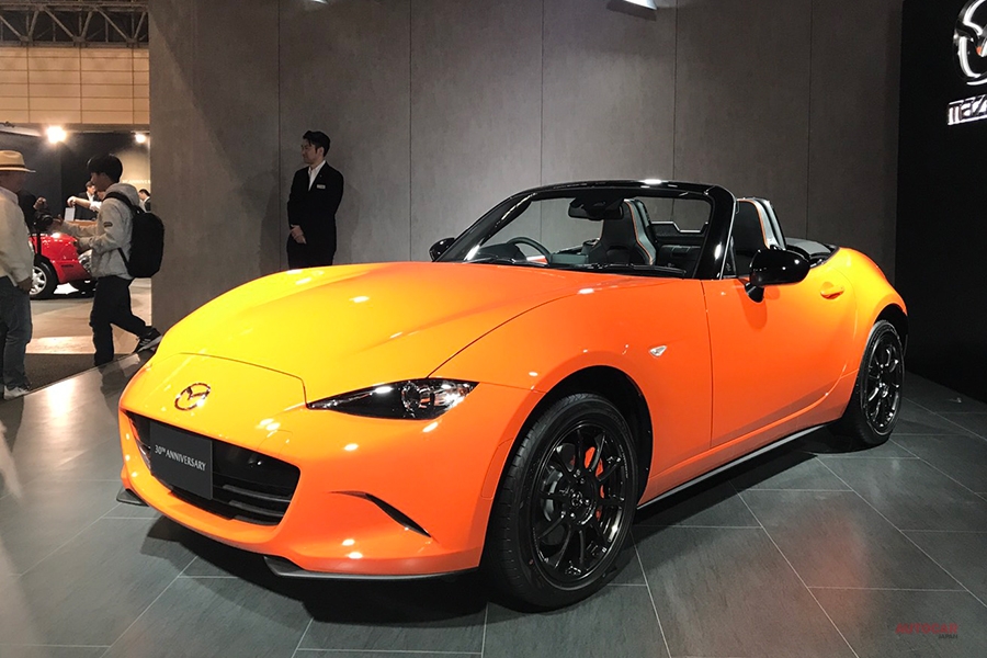 ロードスター30周年記念車 Na型クラブレーサー 幕張メッセで日本初公開 Autocar Japan 自動車情報サイト 新車 中古車 Carview