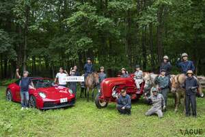ポルシェ×東京大学の「LEARN with Porsche」に“ものづくりが好きな若者”が集結！ 再生したポルシェ製トラクターで森から木を切り出したねらいとは？