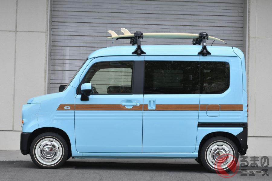 ホンダ N Van がレトロ調に大変身 80年代風カスタムを提案したワケとは くるまのニュース 自動車情報サイト 新車 中古車 Carview