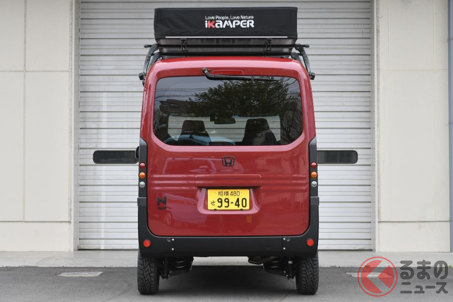ホンダ N Van がレトロ調に大変身 80年代風カスタムを提案したワケとは くるまのニュース 自動車情報サイト 新車 中古車 Carview
