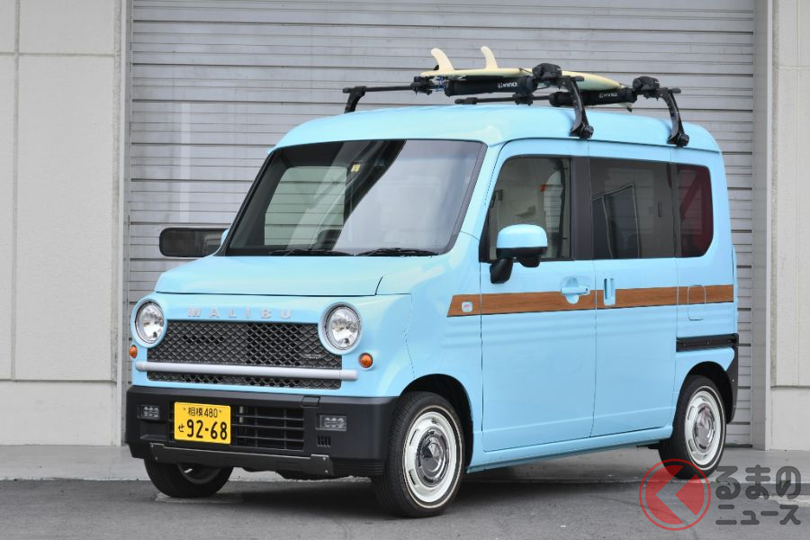ホンダ N Van がレトロ調に大変身 80年代風カスタムを提案したワケとは くるまのニュース 自動車情報サイト 新車 中古車 Carview
