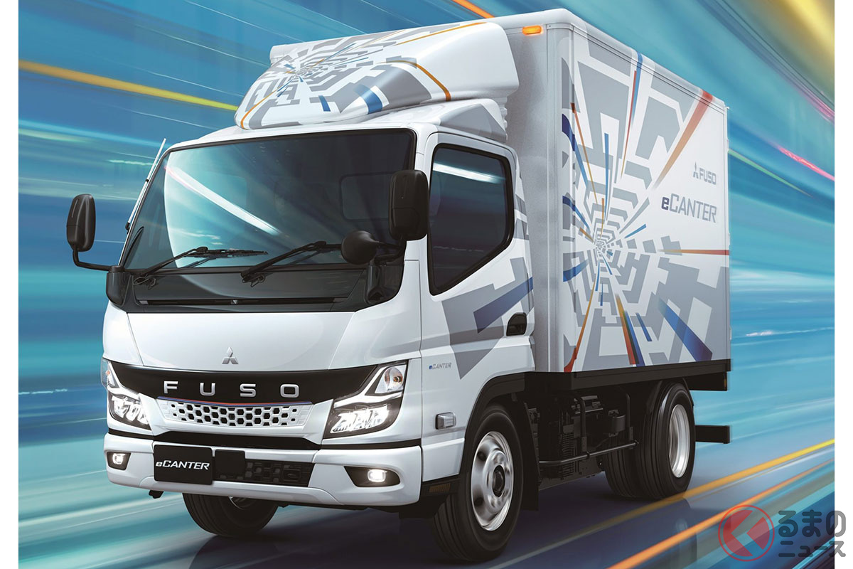 国産初の量産型 Evトラック 三菱ふそう Eキャンター がフルモデルチェンジ 新型は5トン車から8トン車までラインナップも大幅拡大へ くるまのニュース 自動車情報サイト 新車 中古車 Carview