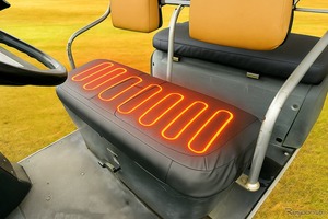 ゴルフカート向け、後付けシートヒーター「コタツ」とクーラー開発…三笠製作所