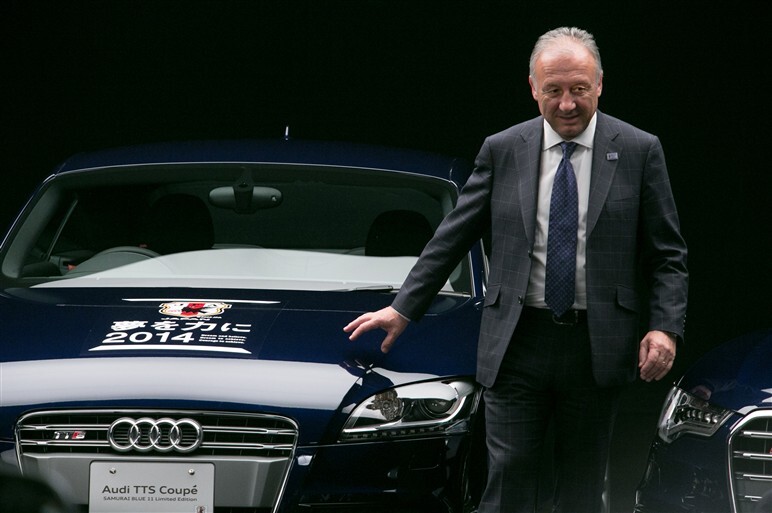 アウディ、日本応援モデルをザッケローニ監督が選出