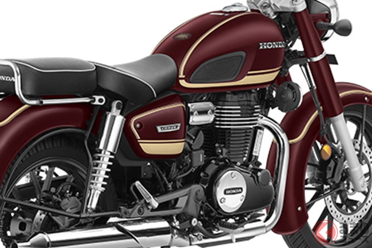 日本でも人気のホンダ「GB350C」の特別仕様車!? 「CB350C SPECIAL EDITION」をインドで発表 ストライプの採用でクラシカルさを増長